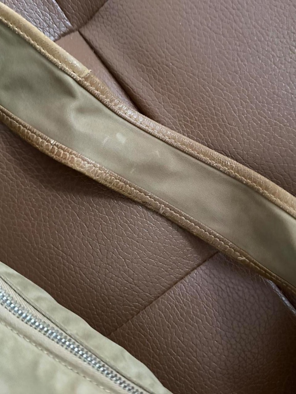 Vintage Prada shoulder bag 90s olive green nylon Tessuto authentic - Picture 4 of 6